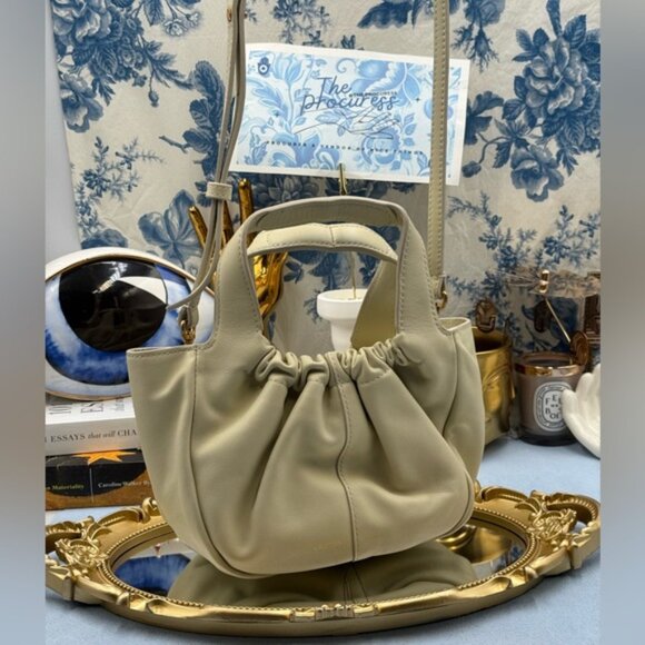 🆕 OROTON 🧿 NWOT Emilia Soft Mini Tote with Crossbody Strap, French Vanilla - Picture 2 of 16